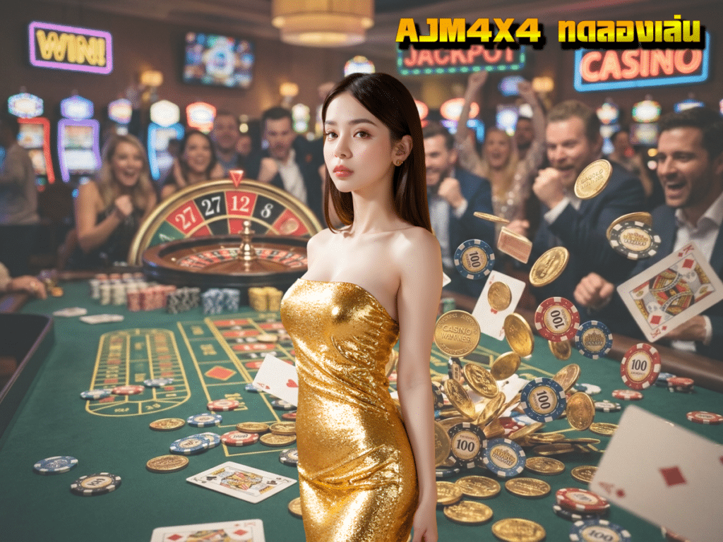 รีวิวเจาะลึก "AJM4X4 ทดลองเล่น" สล็อตเว็บตรงแตกง่าย สัมผัสประสบการณ์ปั่นฟรีไม่ต้องฝาก!
