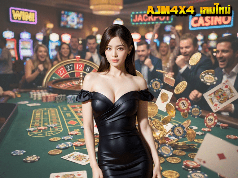 AJM4X4 เกมใหม่ สล็อตเว็บตรง แตกหนัก ทะยานสู่แจ็คพอตแบบไร้ขีดจำกัด