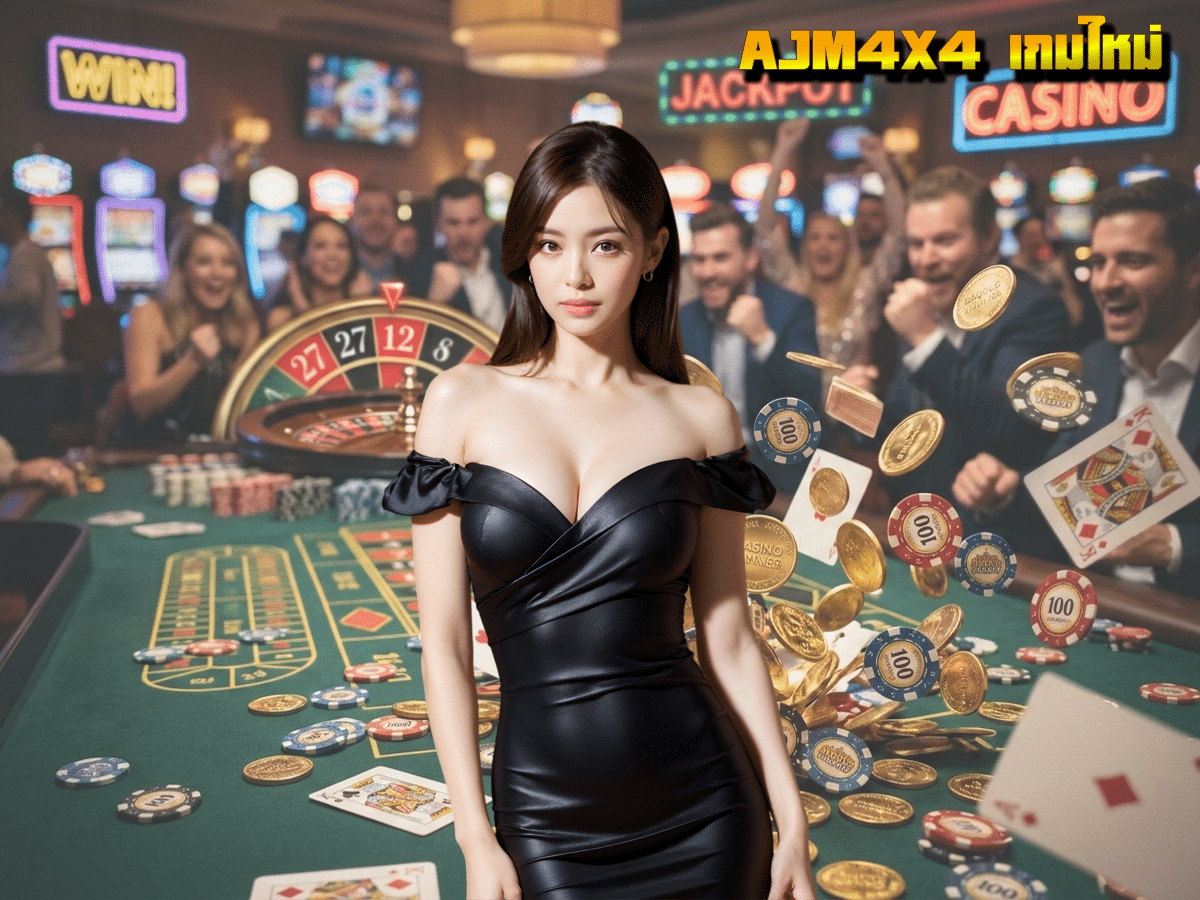 AJM4X4 เกมใหม่ สล็อตเว็บตรง แตกหนัก ทะยานสู่แจ็คพอตแบบไร้ขีดจำกัด